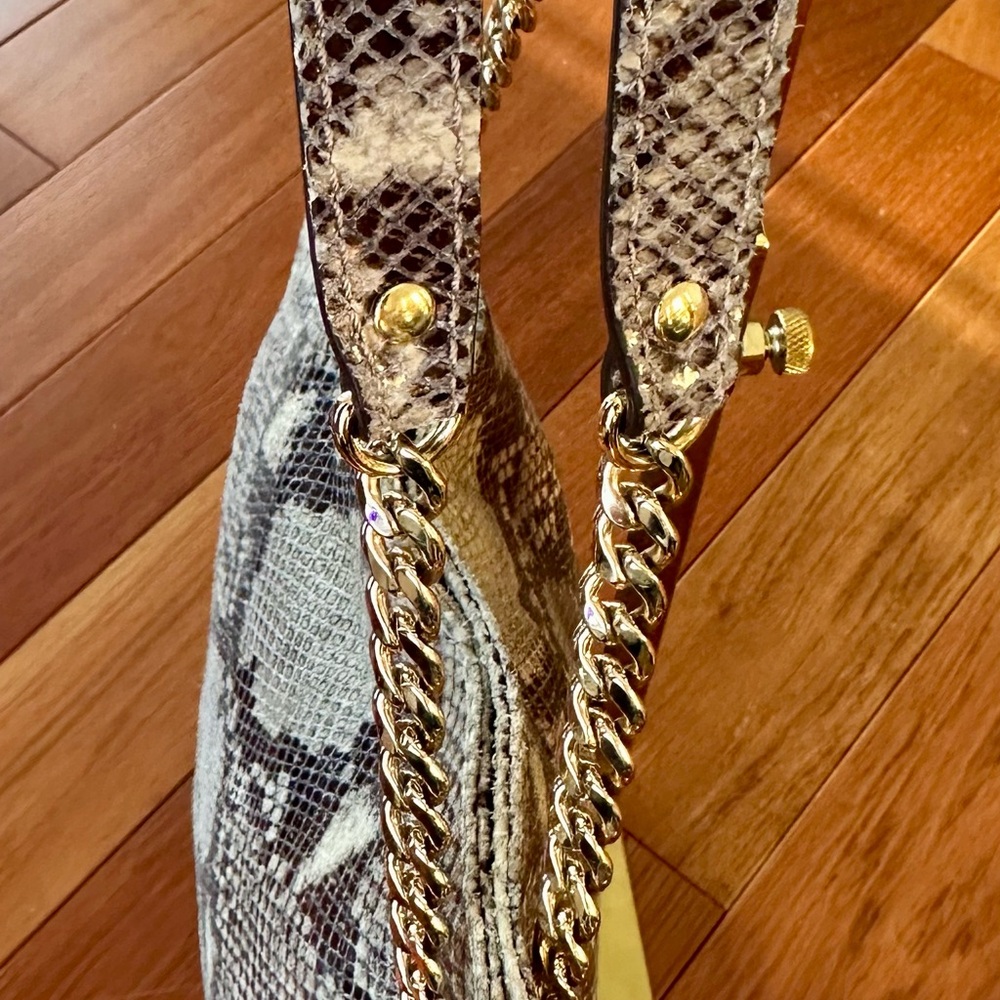 Michael Kors Jet Set Chain Python-Embossed Should… - image 6